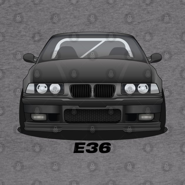 Black E36 by turboosted